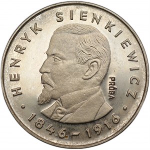 100 zloty 1977 - Henryk Sienkiewicz - PRÓBA Ag 625