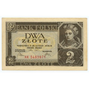 2 zloty 1936 - AN series