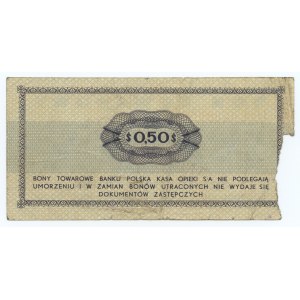 PEWEX - 50 centov 1969 - séria Ec 0000000 MODEL