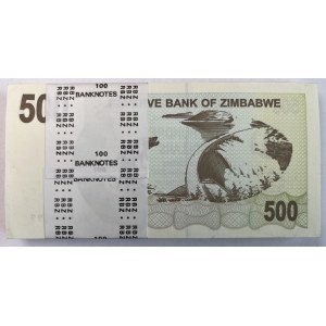 Zimbabwe - 500 dolarů 2006 - bankovní zásilka