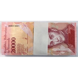 Venezuela - 20 000 bolivarů 2011 - bankovní balík