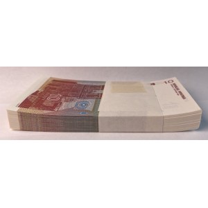 CHORWACJA - 10 dinarów 1991 - paczka bankowa 100 sztuk banknotów