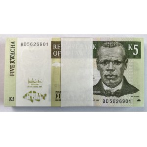 Malawi - 5 kwacha 2004 - paczka bankowa
