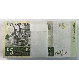 Malawi - 5 kwacha 2004 - paczka bankowa