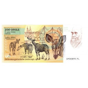Banknot kolekcjonerski ZOO - Tygrys Syberyjski - Zoolar - Opole