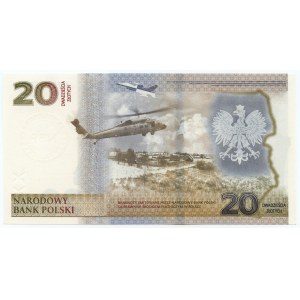 20 zloty 2022 - Protection of the Polish Eastern Border + issue folder