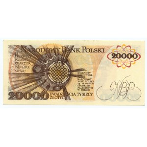 20,000 zloty 1989 - T series