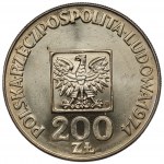 100 zlotých 1976 - Tadeusz Kościuszko,100 zlotých 1976 - Kazimierz Pułaski,200 zlotých 1974 XXX let Polské lidové republiky