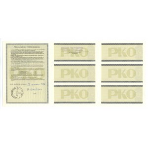 Sporiaci poukaz PKO - 1 000 PLN 1978 séria AB
