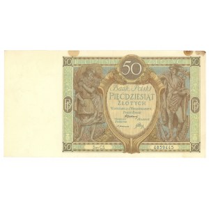 50 złotych 1929 - Ser. CS