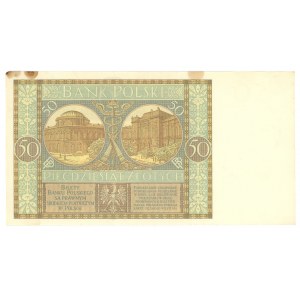 50 złotych 1929 - Ser. CS