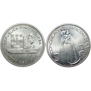 PORTUGAL - 1,000 escudos 1996 - set of 2 coins.