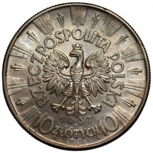 10 zloty 1937 - Józef Piłsudski