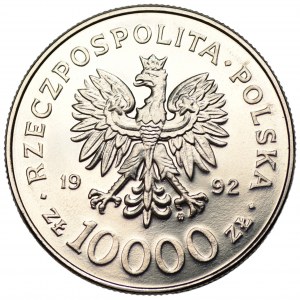 10,000 gold 1992 - Wladyslaw Warneńczyk - PRÓBA Nikiel