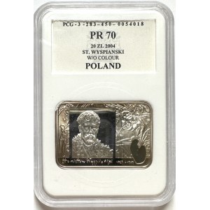 20 gold 2004 - Stanislaw Wyspianski - no pad printing on palette