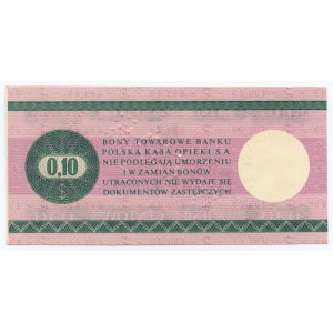 PEWEX 10 centów 1979 (duży) seria HB 0000000 WZÓR