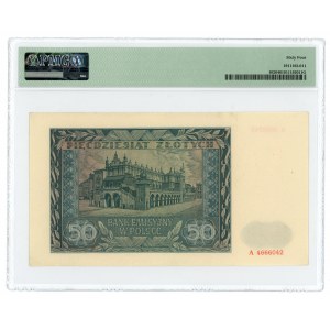 50 złotych 1941 - seria A - PMG 64