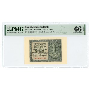 1 gold 1941 - BC series - PMG 66 EPQ