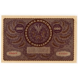 1,000 Polish marks 1919 - II Series W