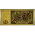 50 złotych 1948 - seria EL - WZÓR