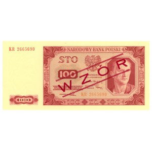 100 złotych 1948 - seria KR - WZÓR