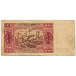 100 złotych 1948 - rzadsza seria AB
