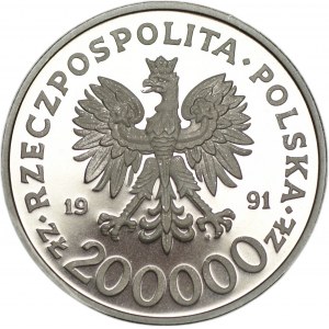 200.000 złotych 1991 - 200. Rocznica Konstytucji 3 Maja