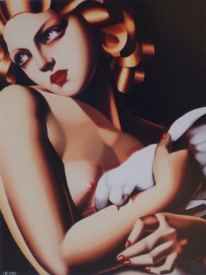 Tamara Lempicka, FEMME E LA COLOMBE, edycja 5szt