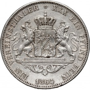 Nemecko, Bavorsko, Maximilián II, tolár 1864, Mníchov