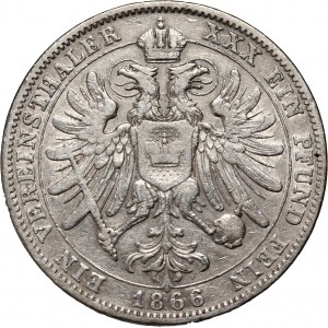 Germany, Schwarzburg-Rudolstadt, Friedrich Günther II, Thaler 1866