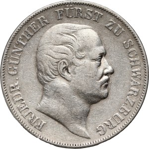 Germany, Schwarzburg-Rudolstadt, Friedrich Günther II, Thaler 1862