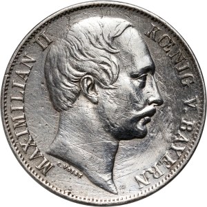 Germany, Bavaria, Maximilian II, Thaler 1863, Munich