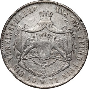 Germany, Baden, Friedrich I, Thaler 1871