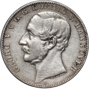 Germany, Hannover, Georg V, Thaler 1864 B