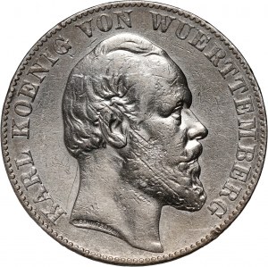 Niemcy, Wirtembergia, Karol I, talar 1866