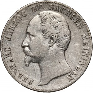 Deutschland, Sachsen-Meiningen, Bernhard II, Taler 1862