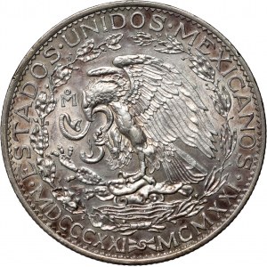Mexico, 2 Pesos 1921, 100th Anniversary of Independence
