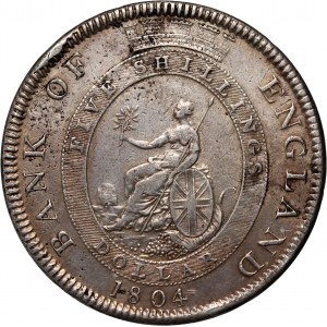 Great Britain, Bank of England, George III, Dollar (5 Schillings) 1804