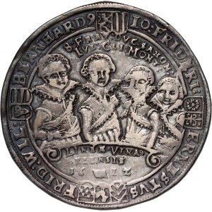 Germany, Saxony-Weimar, Johann Ernst and his 7 brothers, Thaler 1612, Saalfeld