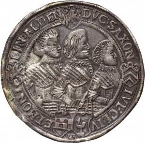 Deutschland, Sachsen-Altenburg, Johann Philipp, Friedrich, Johann Wilhelm und Friedrich Wilhelm II, 1623 WA-Taler, Saalfeld