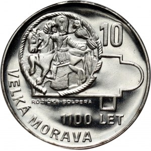 Czechoslovakia, 10 Korun 1966, Velka Morava, PROOF