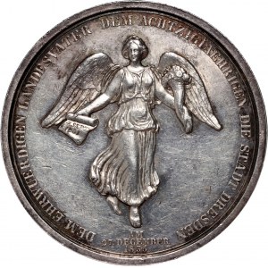 Deutschland, Sachsen, Medaille von 1835, 80. Jahrestag der Geburt von Anton I.