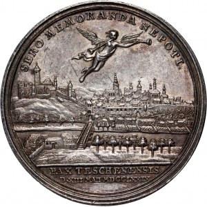 Schlesien, Medaille von 1779, Frieden von Těšín