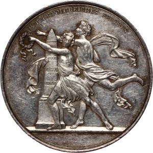 Deutschland, Sachsen, 19. Jahrhundert, Medaille ohne Datum, Königliche Akademie der Bildenden Künste Dresden