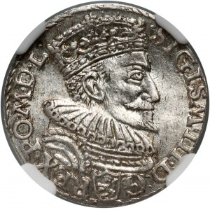 Sigismund III Vasa, trojak 1593, Malbork