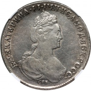 Russia, Catherine II, Rouble 1782 СПБ ИЗ, Petersburg