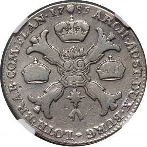 Austria, Netherlands, Joseph II, Kronenthaler 1785, Brussels