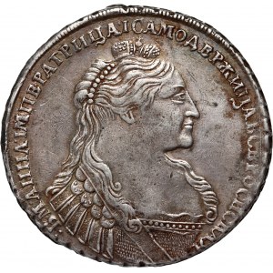 Russia, Anna, Rouble 1736, Kadashevsky Mint