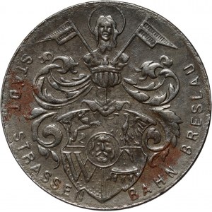 Breslau (Wrocław), 10 fenigów 1920, żeton tramwajowy