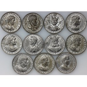 Set of 11 medals with portraits of Roman Emperors